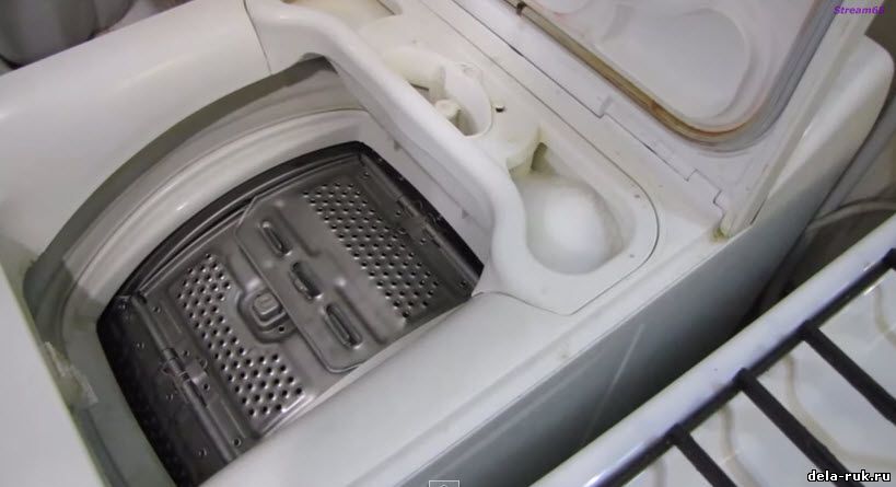 Очистить от накипи стиральную машину